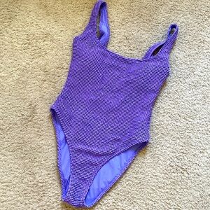 Aerie Shimmer Cheeky One Piece Swim